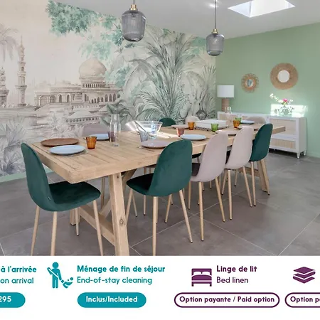 850m De La - Maison 8 Adultes Et 4 Enfants Semesterbostad
